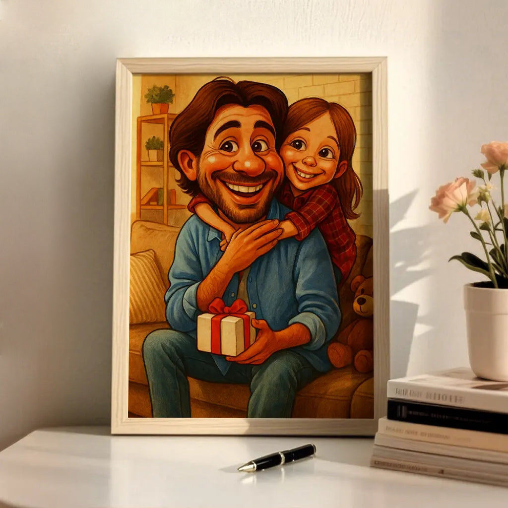 Photo Frame Art Gift – Elegant Display Frame (No Custom Photo Included)