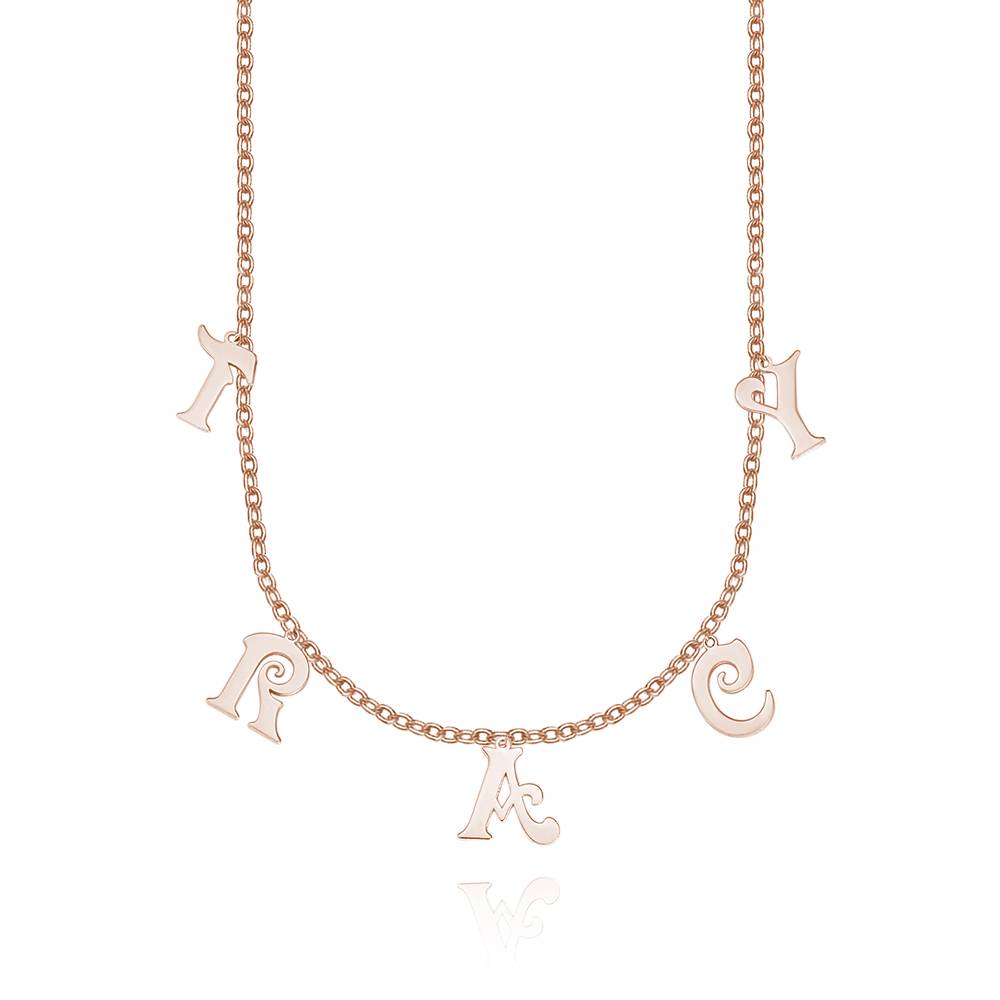 Personalized Sterling Silver Letter Initials Necklace Name Jewelry Necklaces