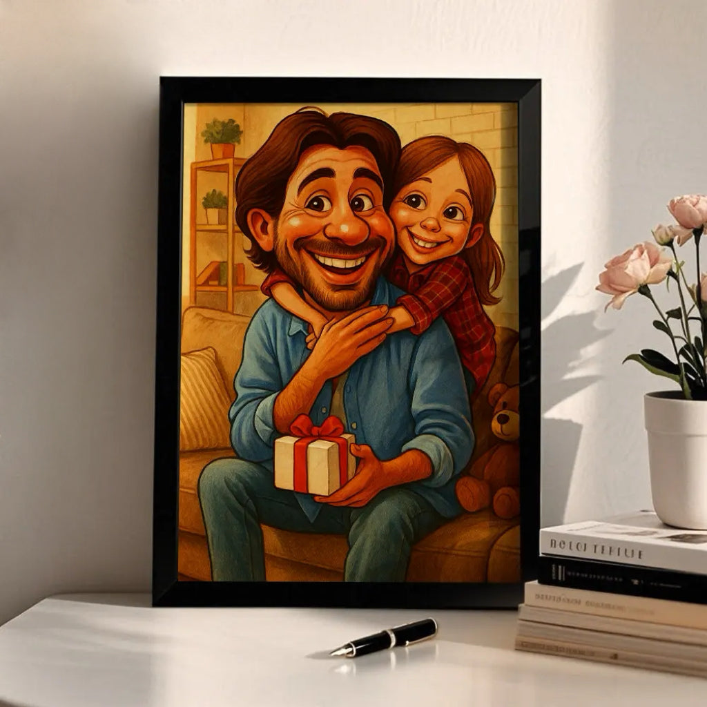 Photo Frame Art Gift – Elegant Display Frame (No Custom Photo Included)