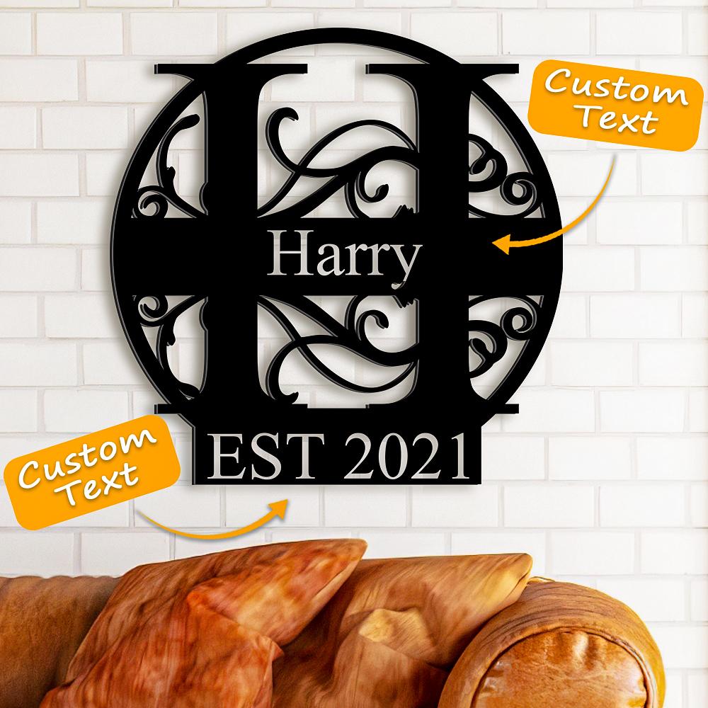 Custom Family Name Decor Last Name Sign Best Wedding Gift for Your Loved Ones