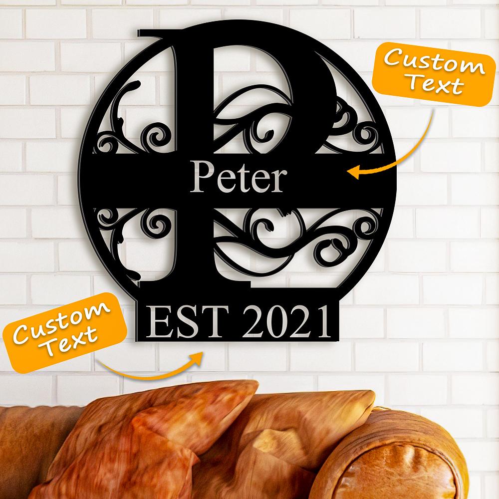 Custom Family Name Decor Last Name Sign Best Wedding Gift for Your Loved Ones