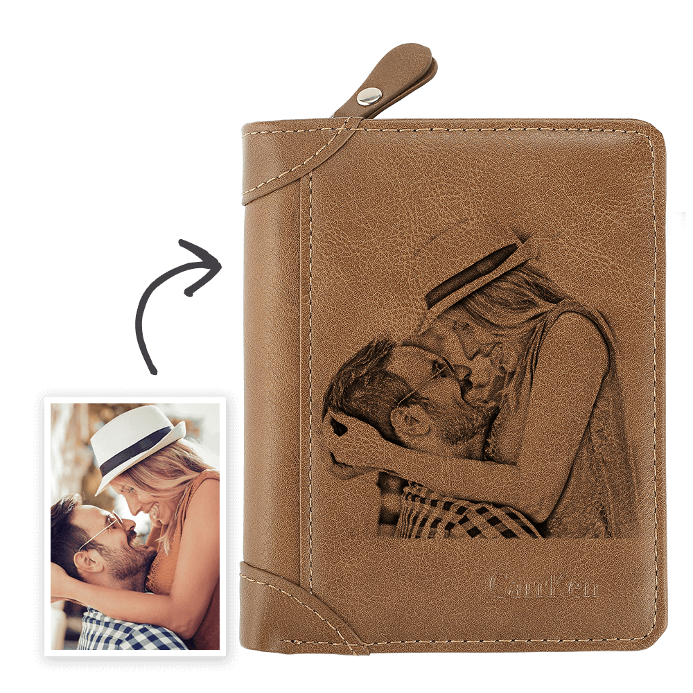 Custom PU Leather Wallet with Your Favorite Picture