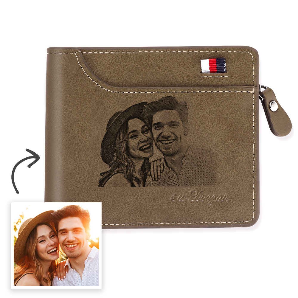 Custom PU Wallet with Picture – Ideal for Anniversary or Birthday